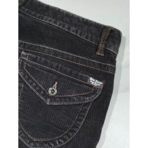 Vtg Women's Polo Ralph Lauren Wendy Corduroy Pants Mid Rise Boot 28x30 Black